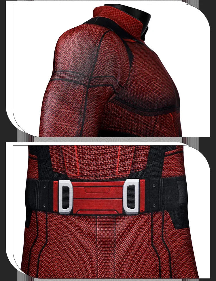 Daredevil‌ Cosplay Costume Jumpsuit Halloween Carnival Party Christmas Play Role Clothes Clothing for Men