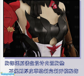 New Anime Honkai Impact 3 Raiden Mei Cosplay Horns Halloween Devil Horns Barrettes Cosplay Hair Clip Headdress Costume Masquerade