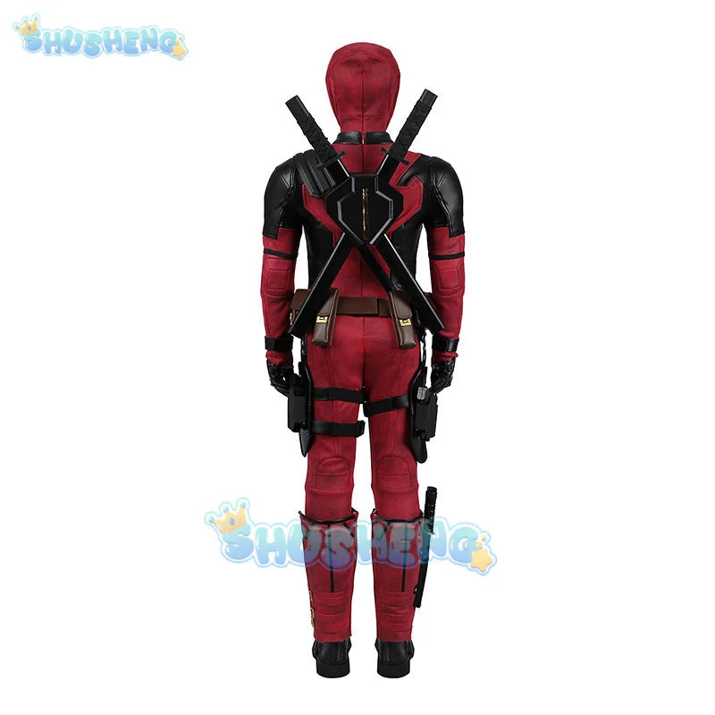 Dead Cosplay pool  Cosutme Wade Winston Wilson Cosplay Costume Children's Edition  Movie Anti-hero Suit Halloween