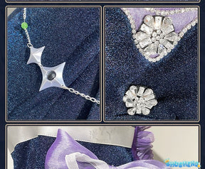 Ayanami Rei Purple Sexy Dress Cosplay Anime NIKKE：The Goddess of Victory Costume Prop Dress Woman Halloween Customized