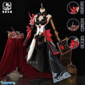 New Anime Honkai Impact 3 Raiden Mei Cosplay Horns Halloween Devil Horns Barrettes Cosplay Hair Clip Headdress Costume Masquerade