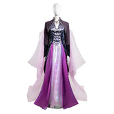 Movie Agatha Harkness Cosplay Agatha Cos All Along Costume New Elegant Dress Coat Shawl Accessories Set Christmas Party Full Set