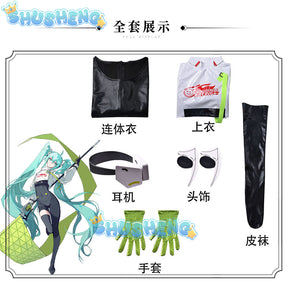 Anime Mikuu 2022 Racing Cosplay Costumes Women Game Hatsune Miku Anime Clothes Cosplay