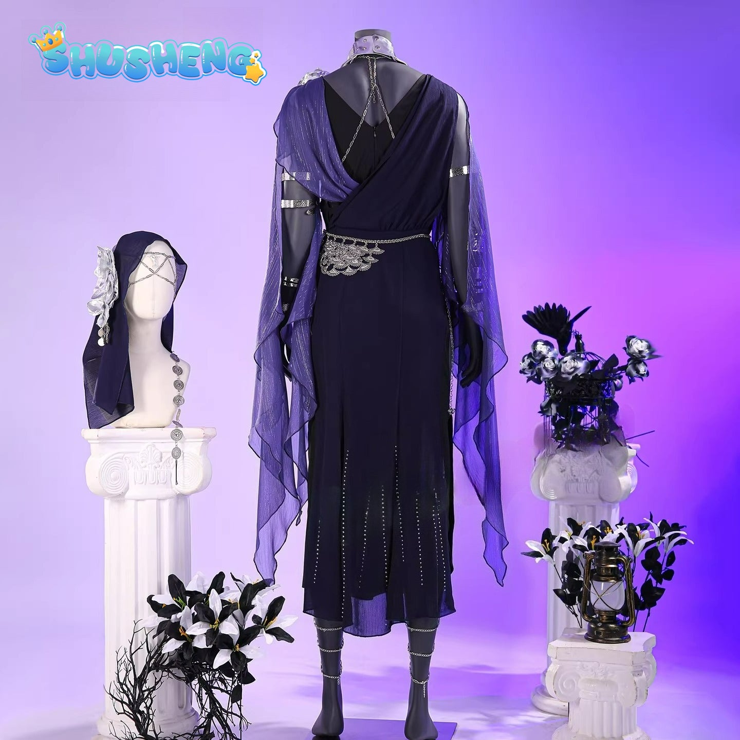Game Cosplay Series: Elden Ring: Nightreign（Darkness -Undertaker)  Cosplay Costume full set Shushengcos
