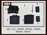 Shusheng Anime Sakamoto Days Osaragi Cosplay Veil Stocking Costume Dress Assassin Taro Sakamoto Halloween Party for Women Prop