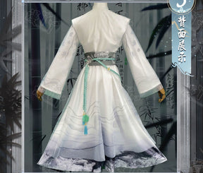 Identity V Qi Shiyi Antiquarian Ink Rhyme Series Women Cosplay Costume Anime Game Roleplay Suits Carnival Holiday Party Uniforms