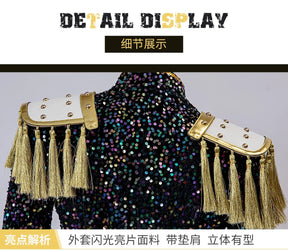 Anime KPop Demon Hunters Mira Cosplay Costume Black Gold Stage Outfit Huntrix Uniform Halloween Party Women Girls Carnival