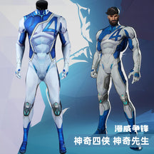 Mister Fantastic Cosplay Costume Reed Richards Uniform Halloween Carnival Party Christmas Play Role Clothes Clothing for Men