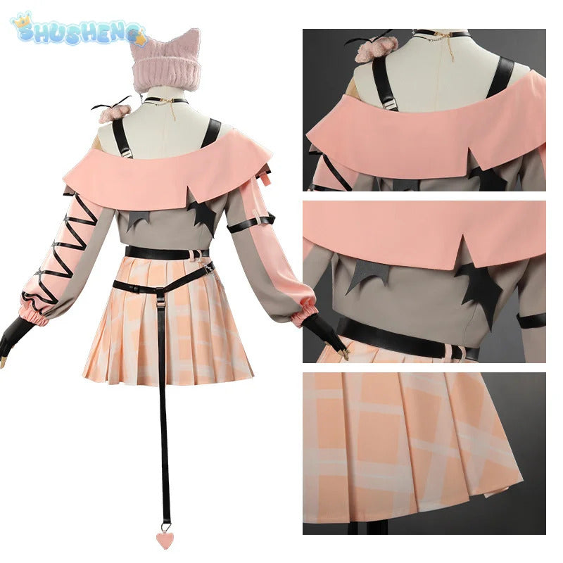 Akiyama Mizuki Momoi Airi Kiritani Haruka Hanasato Minori Little devil Cosplay Pjsk Costume Halloween New JK Prop Wig Uniform