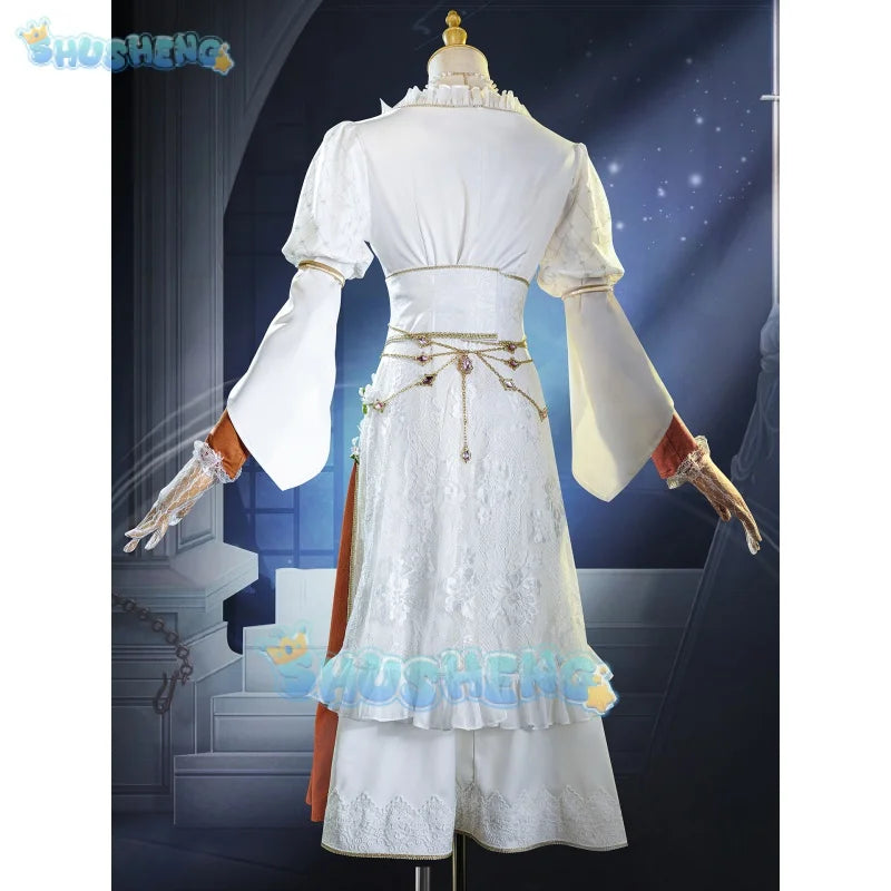 Identity V Ada Mesmer Psychologist Juliet QiZhen Fashion Game Suit Dress Cosplay Costume Halloween Party Outfit Women