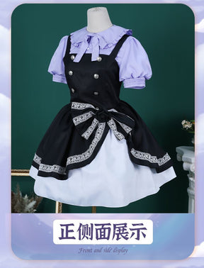 Rikka Takanashi Cosplay Costume Summer Gothic Dress Wig Halloween sweet girl New uniform Hero Cos