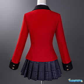 Anime Kakegurui Jabami Yumeko Cosplay Costume Halloween Sayaka Compulsive Gambler Japanese School Girls JK Uniform Halloween Cos