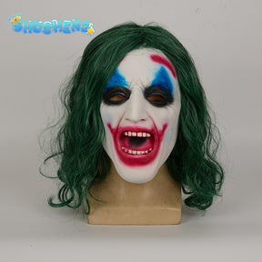 Joker Costume Adults Suitable for Halloween Party Carnival Stage Performance White Cosplay Costume