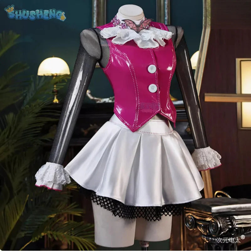Draculaura  Monster Cos High Cosplay Costume Women's Halloween party fantasy uniform dress props socks brooch earrings new set