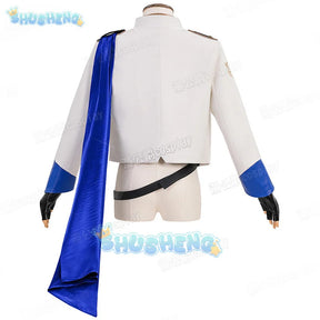 Final Fantasy XIV Lucian Prince's Attire Cosplay Costume Butler Prince's Jacket Uniform Halloween Carnival Party Clothing