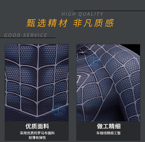 Black Spiderman Costume Cosplay Bodysuit 3D Printed Spandex Superhero Zentai Outfits Halloween Costume BodySuit