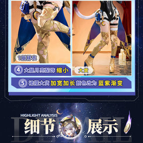 Shusheng-R Honkai:Star Rail Cipher Cosplay Costume Cos Game Anime Party Uniform Hallowen Play Role Clothes Clothing