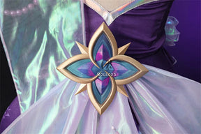 Shusheng-N Game LOL Prestige Crystal Rose Lux Cosplay Costume Game LOL Lux Cosplay Outfit Halloween Women Suit New Skin