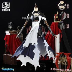 CoserStar-SR Arknights EW Walter Wiš'adel Cosplay Costume Outfit Halloween Carnival Party Role Play Uniform Suits
