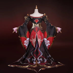 Honkai star rail fugue cosplay dress ingyun pajamas tail hairpins Xianzhou Luofu Halloween party prop Shusheng