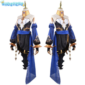 Genshin Impact Layla Cosplay Shoes Anime Chinese Style Halloween Role playing props for Game