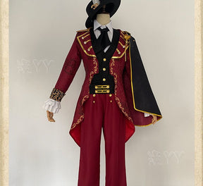Identity V Norton Campbell Prospector Cosplay Costume Coat shirt shawl vest tie hat props Halloween gorgeous knight uniform set