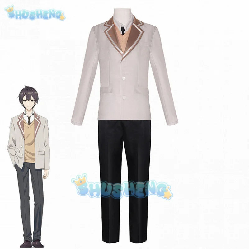 Anime Roshidere Masachika Kuze Cosplay Costume Wig Suit School Uniform Jacket Alya Alisa Mikhailovna Kujou Halloween Women Men