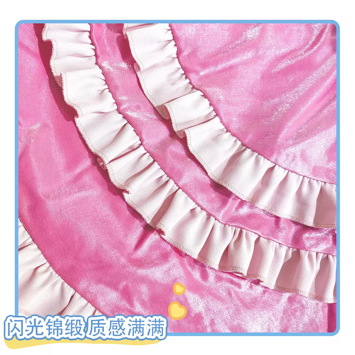 Shusheng-R Anime Aikatsu! Sakuraba Rola Women Lolita Dress  Cosplay Costume S-XXL