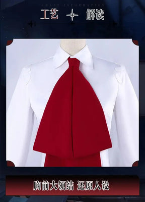 Game Identity Ⅴ linkage IB Cosplay Reporter Alice Delos ivu Costume Shirt skirt tie socks Halloween party sweet JK uniform set