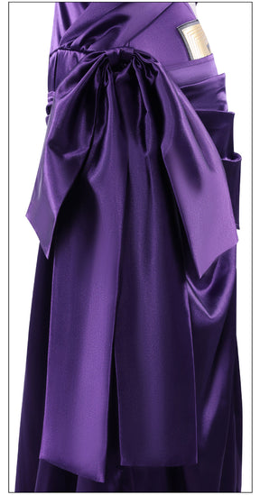 In Stock Game Fate FGO Jeanne D'Arc Cosplay Costume Jeanne Alter Purple Elegant Dress Wig Halloween Party Uniform for Women