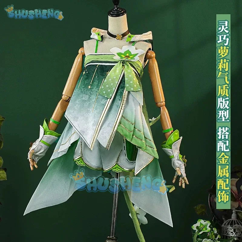 Shusheng Wuthering Waves Verina Game Suit Lovely Lolita Uniform Cosplay Costume Halloween Party Role Play Outfit Women S-XXL