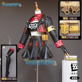 Shusheng Zenless Zone Zero Burnice Whita Game Suit Lovely Uniform Cosplay Costume Halloween Party Role Play Outfit Women S-XXL