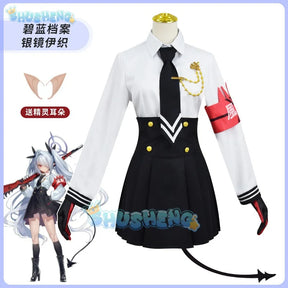 Shiromi Iori Cosplay Anime Game The Animation Costume Blue Archive JK Sailor School Uniform