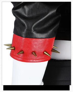 Arcang2 lol VI cosplay costume leather coat men women uniform suit Halloween party Carnival role play outfits Shusheng