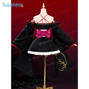 New Unbreakable Machine-Doll Yaya cosplay costume Halloween Party Sweet Woman Kimono Dress Headwear Socks Props Wig Uniform Set
