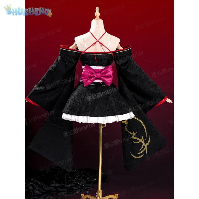 New Unbreakable Machine-Doll Yaya cosplay costume Halloween Party Sweet Woman Kimono Dress Headwear Socks Props Wig Uniform Set
