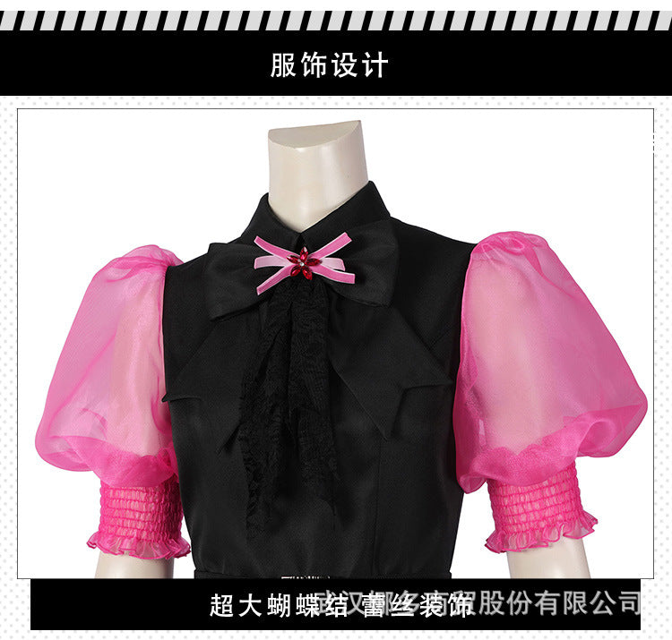 Monster Cosplay High Draculaura Cosplay Costume Dress Outfits Halloween Carnival Suit