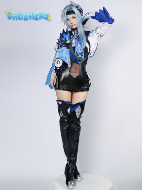 Genshin Impact Eula Cosplay Costume Adult Carnival Uniform Anime Halloween Costumes Women Game