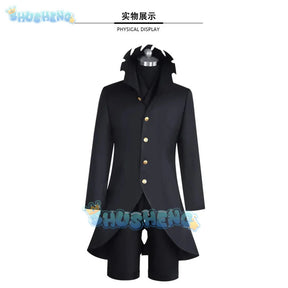 Shusheng Anime Dandadan Ken Takakura Okarun Cosplay Costume Mask Uniform Glasses Momo Ayase Halloween Party for Women Men Prop