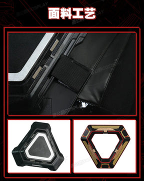 Shusheng-R Movie Tron:Ares Ares Full Set Uniform Shoes Cosplay Costume