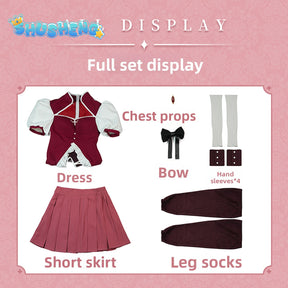 Puella Magi Madoka Magica the Movie - Walpurgisnacht: Rising - Kyoko Sakura Cosplay High quality Costume full set XS-XXL Shusheng