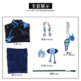 Identity V Antiquarian Flower Fire Cosplay Costume Republic Student Dress Chinese Style Hanfu Anime Game Character Outfit Summer