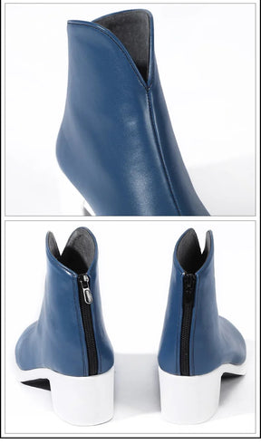 Shusheng-R Dispatch Blonde Blazer Cosplay Costume Superhero 3D Jumpsuit Shoes Sexy Women Zentai Female Halloween Party Bodysuit