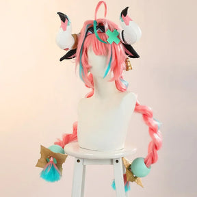 Shusheng-R Game Varesa Genshin Impact Cosplay Costume Strapless skirt top tail mask prop wig Halloween sweet uniform Woman New set XS-XXL