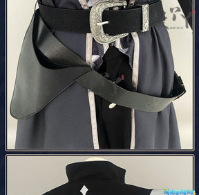 Identity V Cowboy Cosplay Costume Misfit Outfit Cowboy Cos Kevin Ayuso Hallowmas Carnival Disguies Party Costume