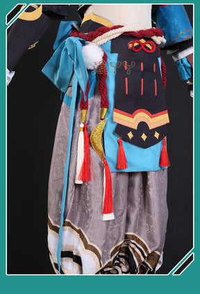 Game Genshin Impact Gorou Cosplay Costume Men Combat Uniform Fox Boy Costume Halloween Women Cosplay Costume Full Set