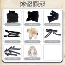 Anime Spy Classroom Hanazono Lily Cosplay Costume Wig Shirt Skirt Girls JK School Uniform Halloween