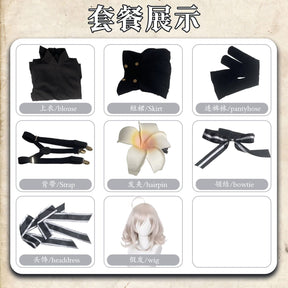 Anime Spy Classroom Hanazono Lily Cosplay Costume Wig Shirt Skirt Girls JK School Uniform Halloween