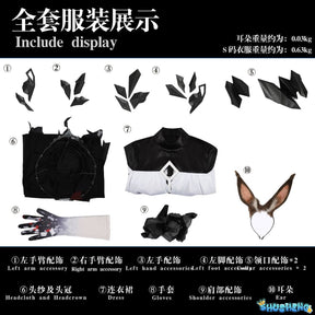 Game Arknights Amiya Cosplay Costume Women Dress Anime Party Uniform Hallowen Play Role Clothes HERO Cos