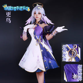 Honkai Star Rail Robin Cosplay Costume Dress Uniform Headwear Childhood clothing Halloween Party for Women